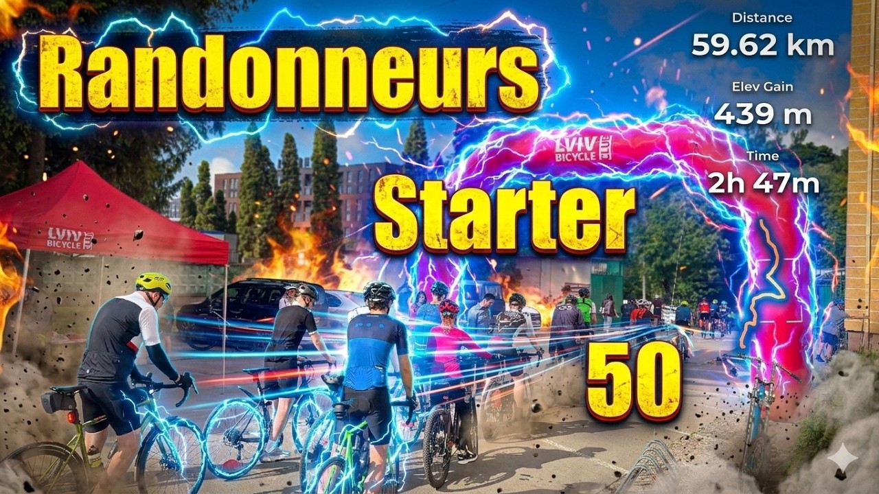 Randonneurs Starter 50 км для кайфу: почни свій велосезон правильно!