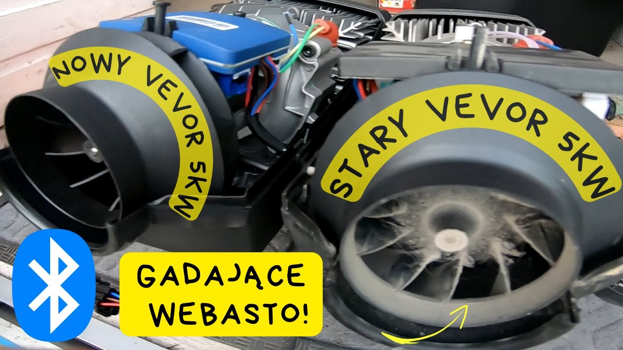 Stare na nowe - wymieniam chińskie webasto na Vevor 5 kW z bluetooth