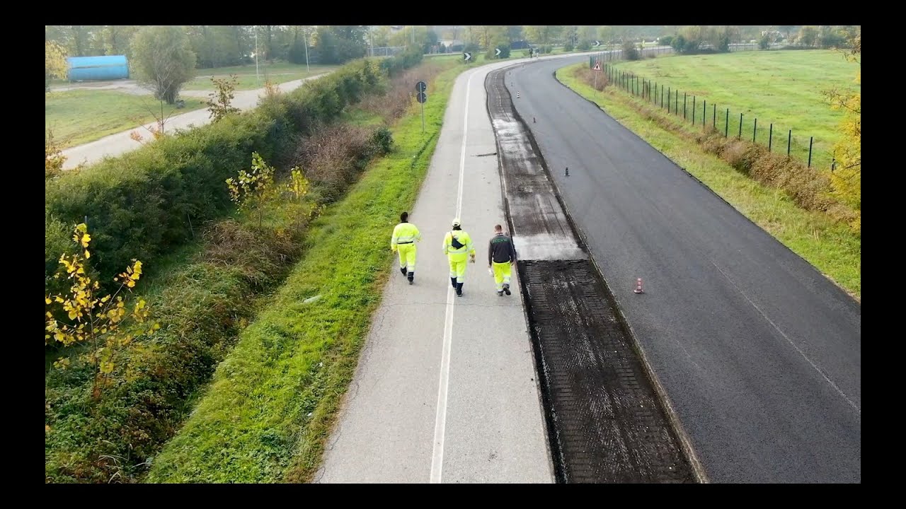 Ecovie - Intervento a Limena con Tecnologia Trimble