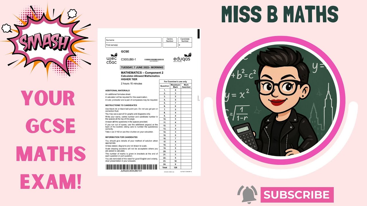 🧮 Eduqas Higher Paper 2 | Summer 2022 | Full Exam Walkthrough