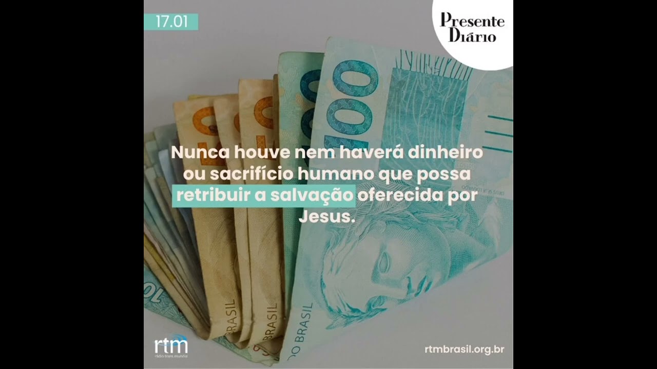 Presente Diário: "O banquete:" 17/01/2026