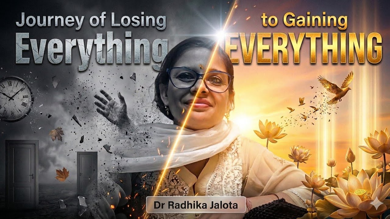 Journey From Losing Everything to Gaining Everything .. Session with Dr Radhika Jalota