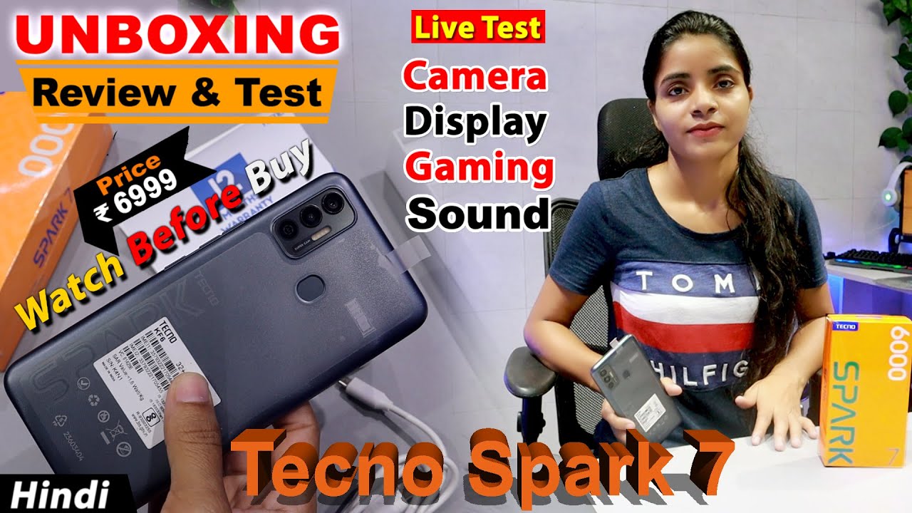 Tecno Spark 7 Review,Tecno Spark 7 camera test,Tecno spark 7 Pubg test,Tecno Spark 7 Unboxing Black