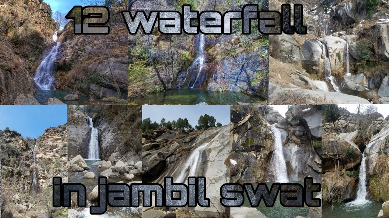 12 waterfalls in swat Jambil kp Pakistan #vlog