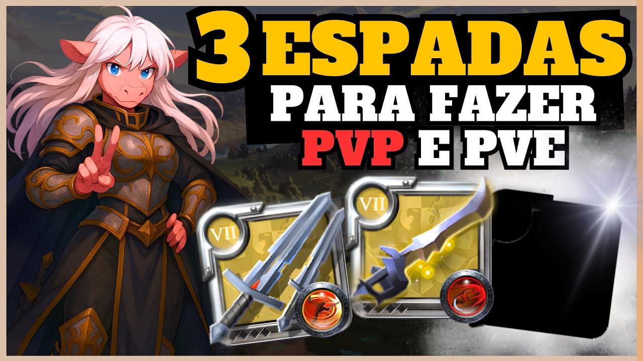 ENCURTE SEU TEMPO! 3 BUILDS PARA SE FAZER PVP E PVE EM ALBION ONLINE  avalon / mist / portal S.A.F.E