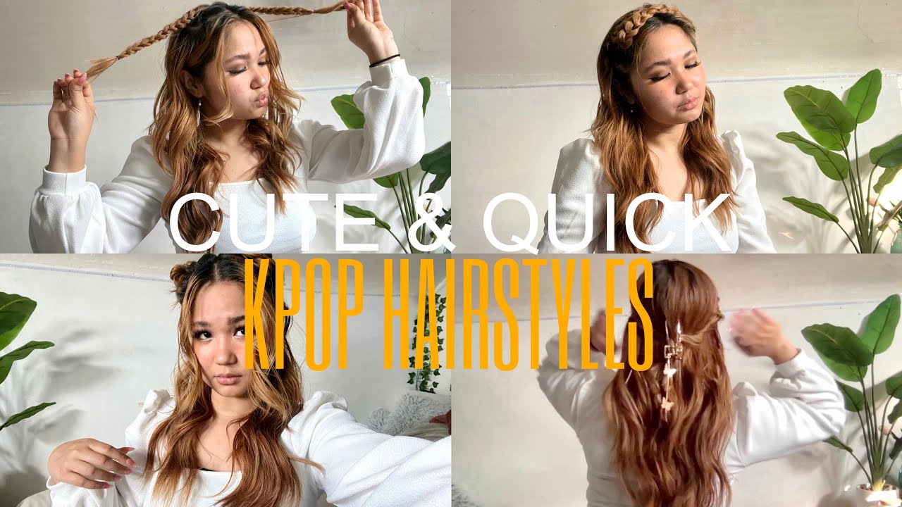 QUICK & EASY HAIRSTYLES INSPIRED BY BLACKPINK / KPOP ✰
