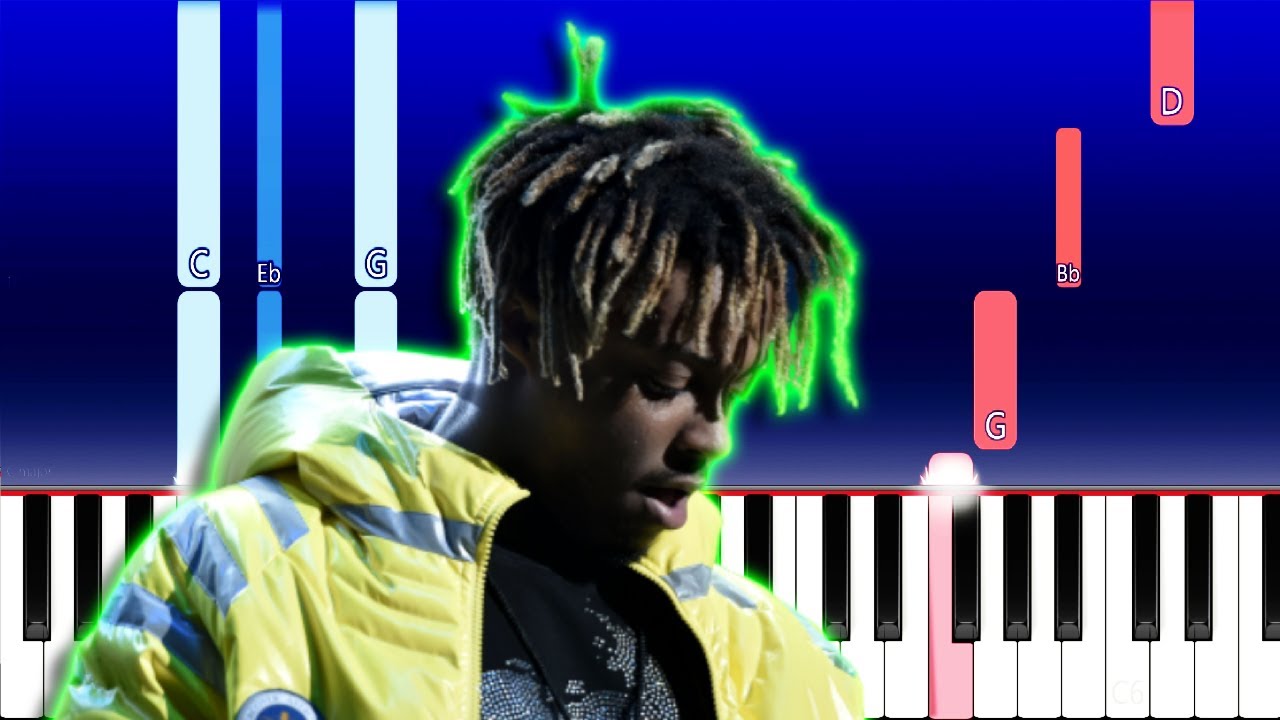 Juice WRLD - Stay High (Piano Tutorial)