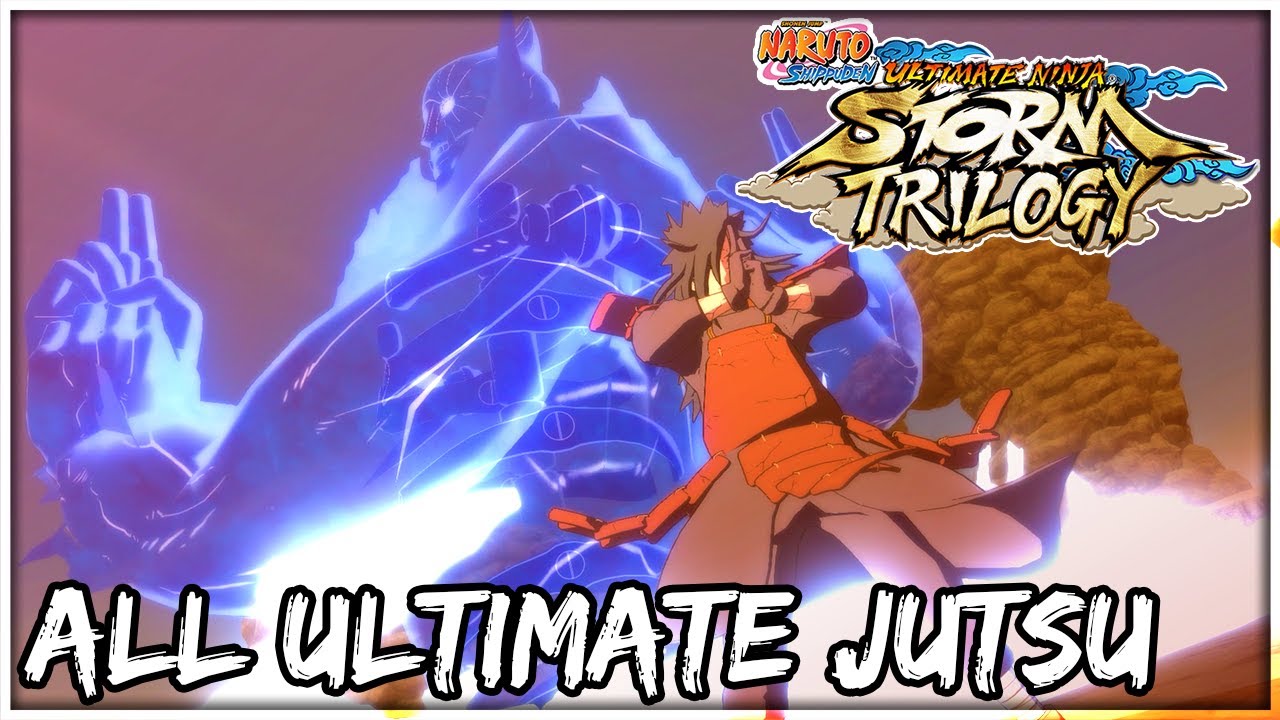 Naruto Shippuden: Ultimate Ninja Storm Trilogy - All Storm 3 Full Burst Ultimate Jutsus PS4 1080p