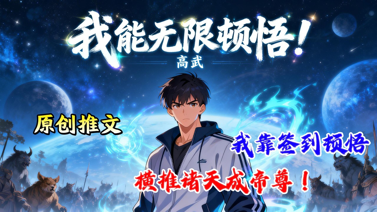 🔥【都市高武】《高武：我能无限顿悟！》绝望觉醒签到系统，从弃子到大帝，我只用了一瞬间！#小说推文#网文风向标#爽文 #逆袭#男频小说#书荒推荐