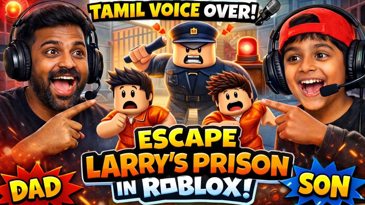 Roblox Larrys Prison Escape Challenge 🚨🎮