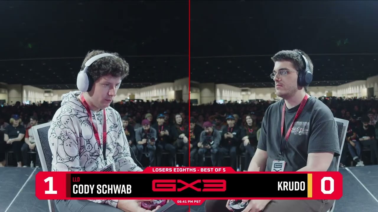 LLD | Cody Schwab (Fox) vs Krudo (Sheik) - Losers Top 8 - MELEE SINGLES | GX3
