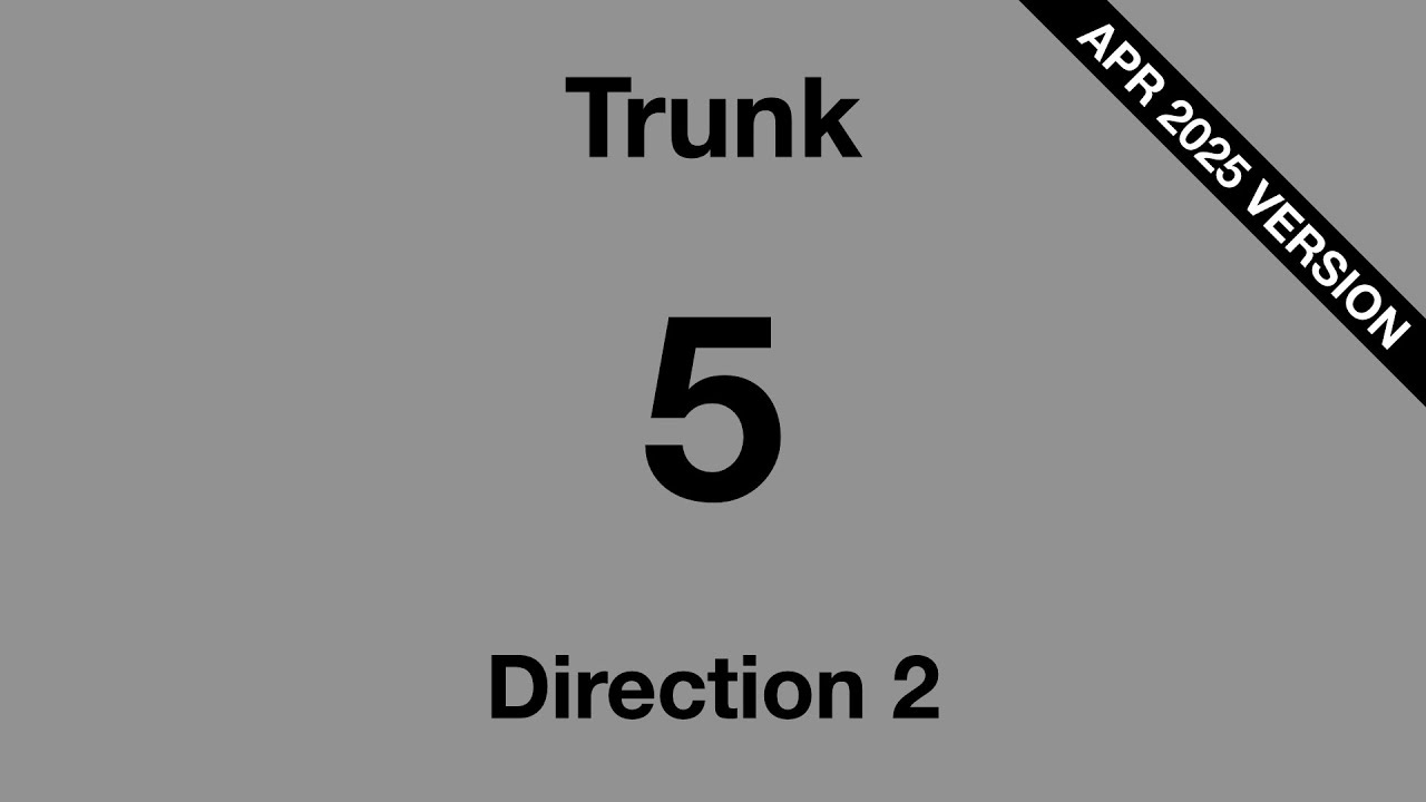 BACK IN THE OLD DAYS: [SBS Transit] Trunk Bus Service 5 - Direction 2 Hyperlapse