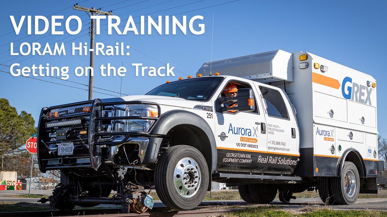 Loram Hi Rail Getting On The Track Almon Inc Training Video