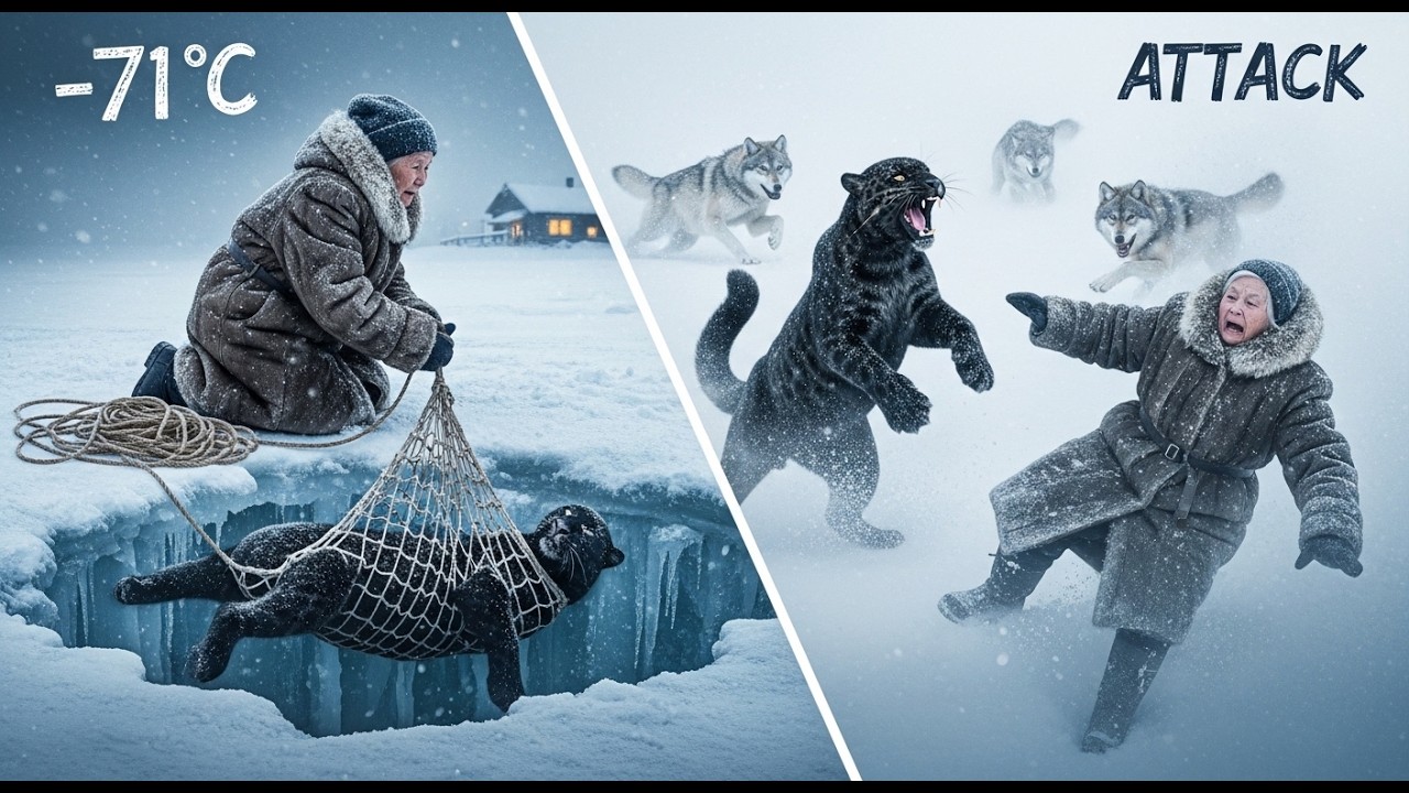 She Found a Frozen Black Panther Mother at  71°C  What Happened Next is a Miracle!