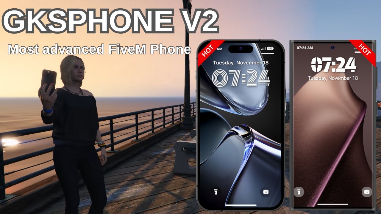 GKSPHONE v2.1 &mdash; Most Advanced FiveM Phone Experience Yet