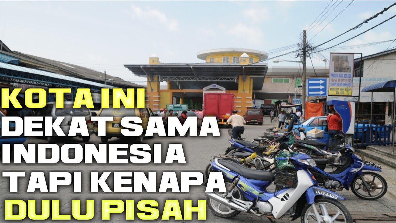 KOTA KUKUP PONTIAN JOHOR MALAYSIA SUASANA DARI DEPAN PELABUHAN SAMPE KE TERMINAL BUSS