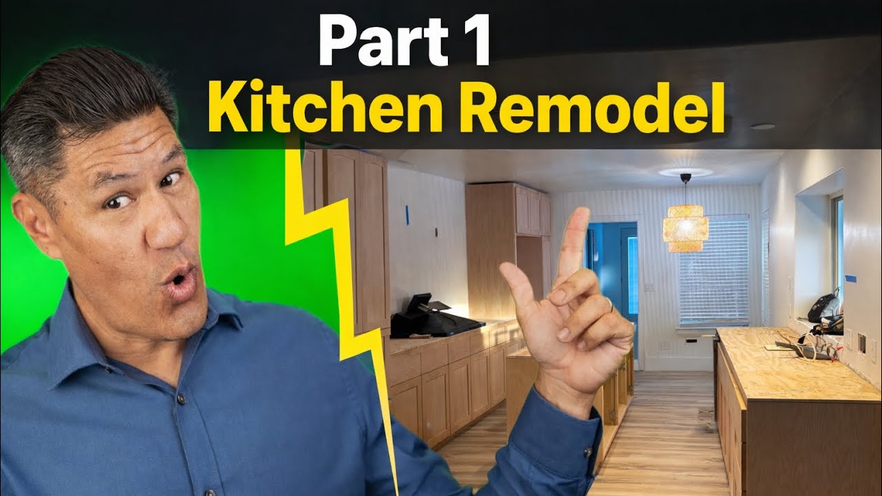 Kitchen Remodel Day 1: Custom Cabinets Installation & Layout Tour