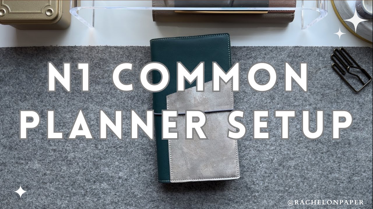 STERLING INK N1 COMMON PLANNER SETUP | How I use the N1 common planner as my everything planner