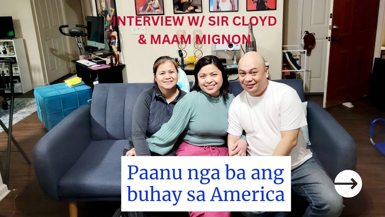 INTERVIEW#1: MAGANDA BA TALAGA ANG BUHAY AMERICA? MGA KAILANGAN NATING MALAMAN BAGO OR HABANG ANDITO