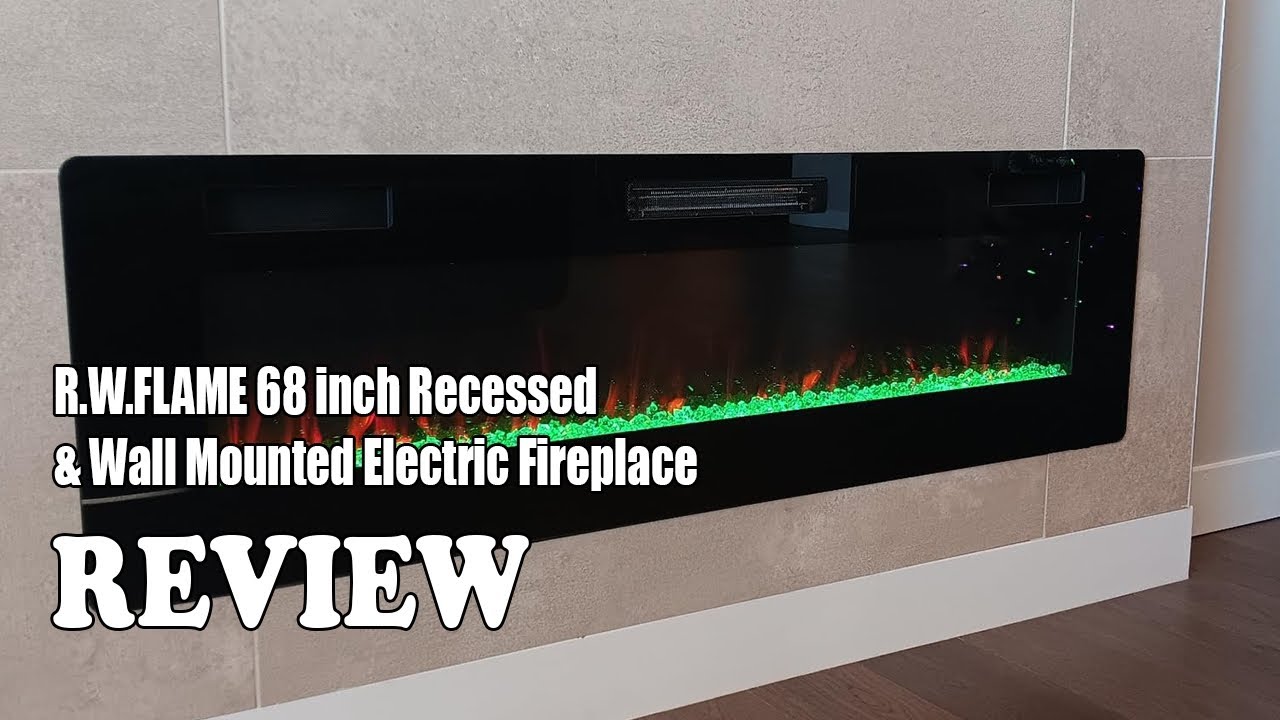 R.W.FLAME 68 inch Recessed & Wall Mounted Electric Fireplace Review 2024 - Is It Worth It?