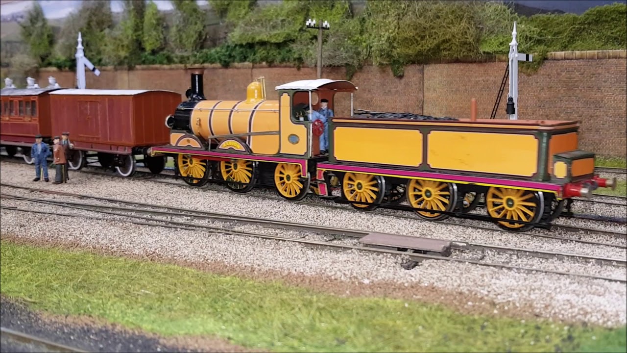 SALTDEAN LBSCR IN 1888 MODEL RAILWAY  VIDEO 1