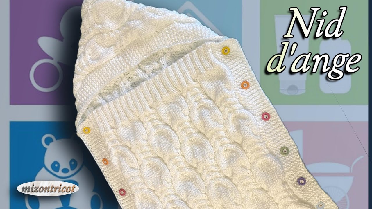 [TRICOT]  [Tuto Pas à Pas]  / NID D'ANGE🐑
