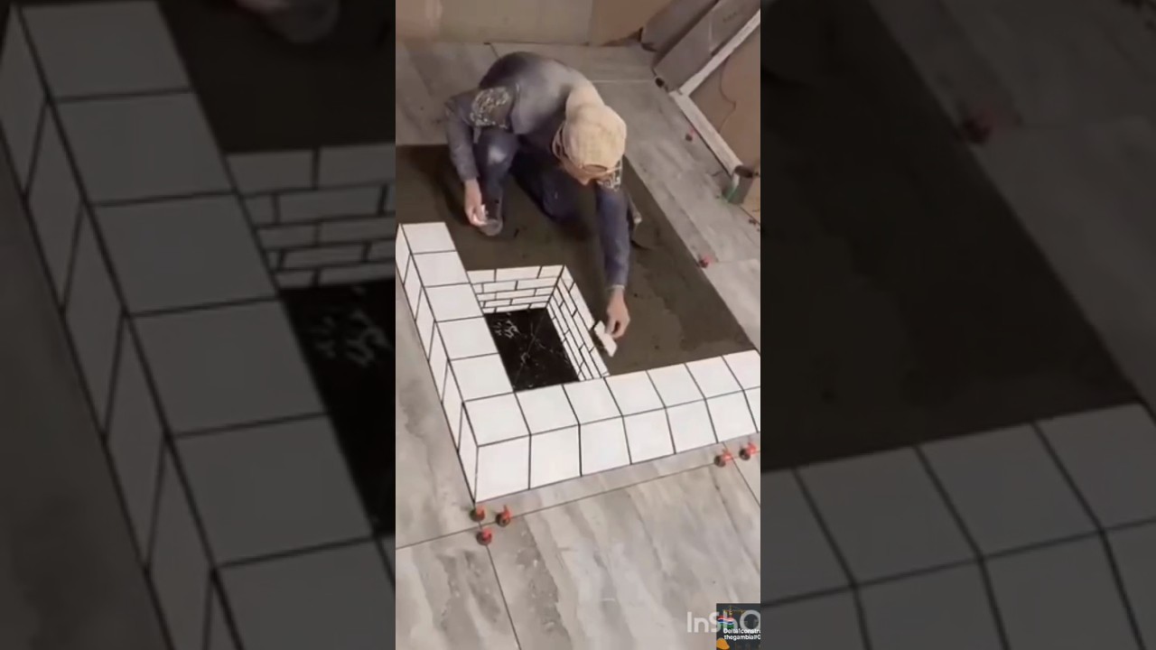 3D Tiling Work | Satisfying Finish