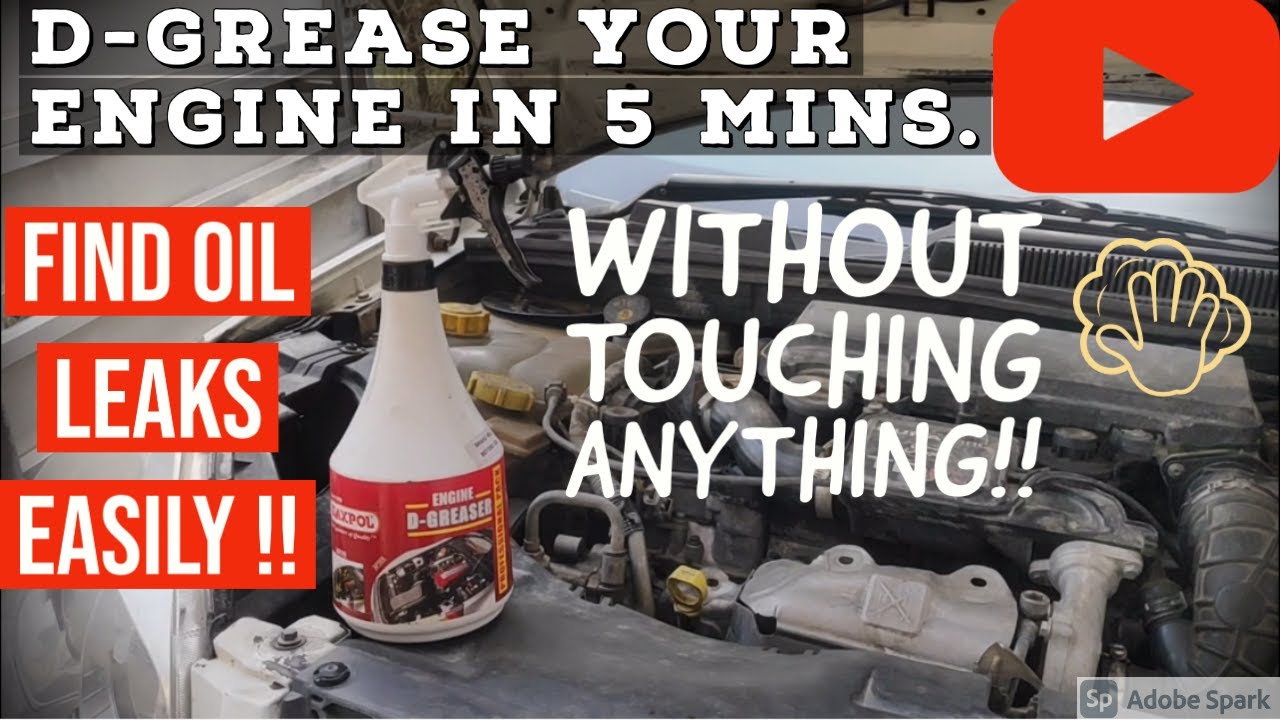 HOW TO DE-GREASE YOUR ENGINE AT HOME