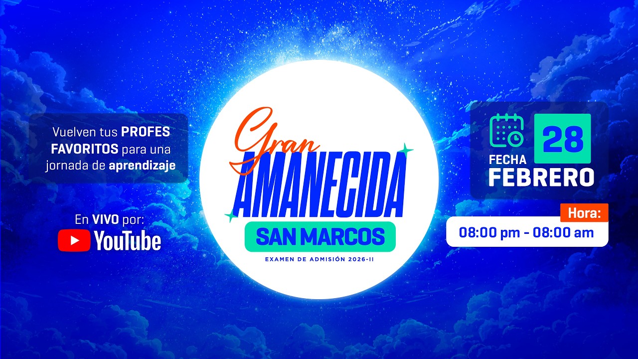 🔴 ¡𝗚𝗥𝗔𝗡 𝗔𝗠𝗔𝗡𝗘𝗖𝗜𝗗𝗔 𝗦𝗔𝗡 𝗠𝗔𝗥𝗖𝗢𝗦! 🌜 | 𝗨𝗡𝗠𝗦𝗠 𝟮𝟬𝟮𝟲 - 𝗜𝗜🎓🦉