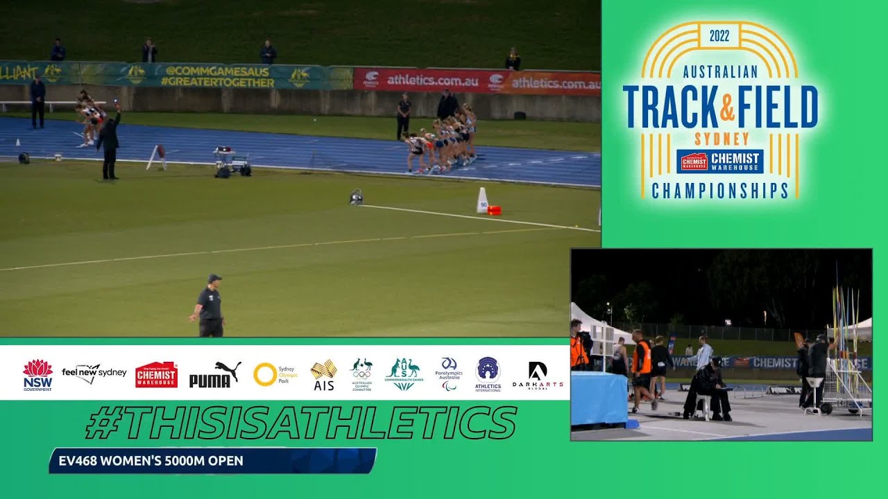 Open Women 5000m  Final 2022 Aus Track & Field Championships