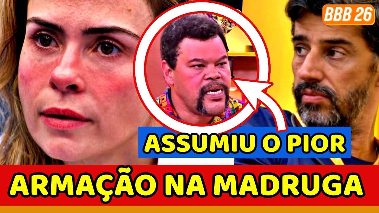 ⚠️🤮BBB26 NOJO! Babu ASSUME O PIOR AO VIVO; Ana Paula SOFRE ARMA&Ccedil;&Atilde;O GRAVE e COWBOY REVELA O PIOR