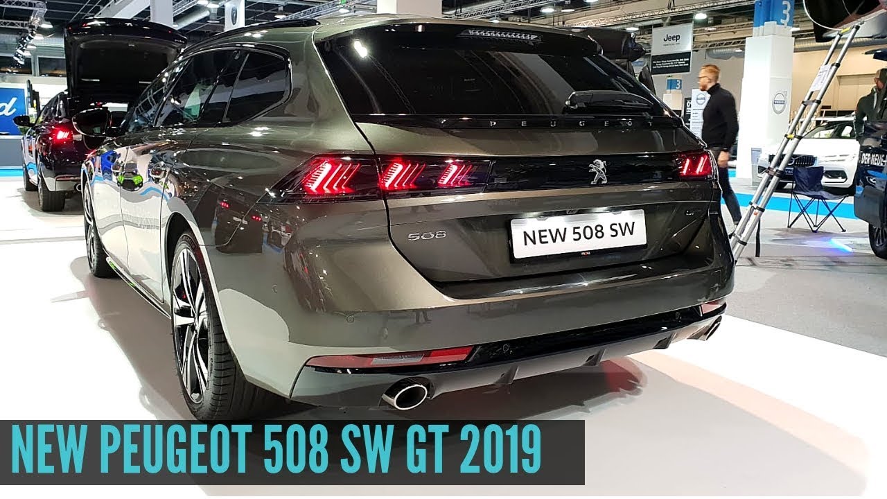 Обзор интерьера нового Peugeot 508 SW PureTech GT 2019 года.