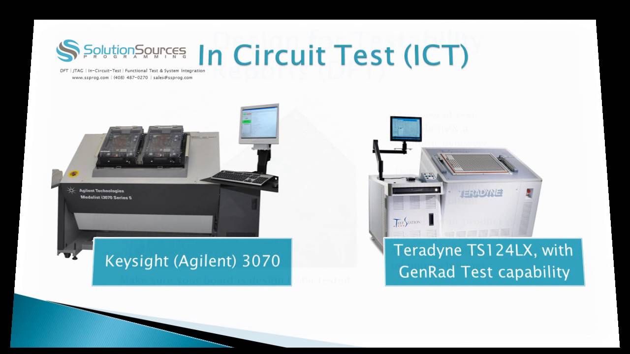 Solution Sources Programming (SSP) - In Circuit Test (ICT) Overview