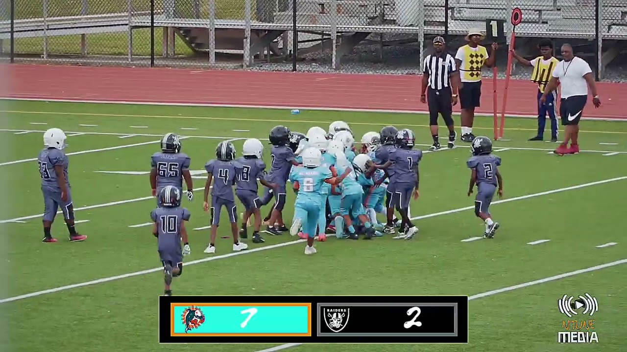 MS Dolphins vs Hazlehurst Raiders (8U) #mssportsbros #hazlehurstraiders 