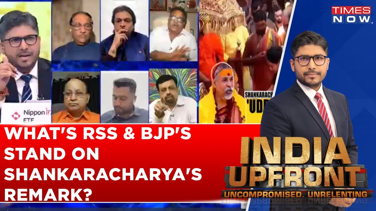 'Want To Know Stand Of Sangh & VHP': Panelist Questions Shankaracharya's Remark On Uddhav Thackeray