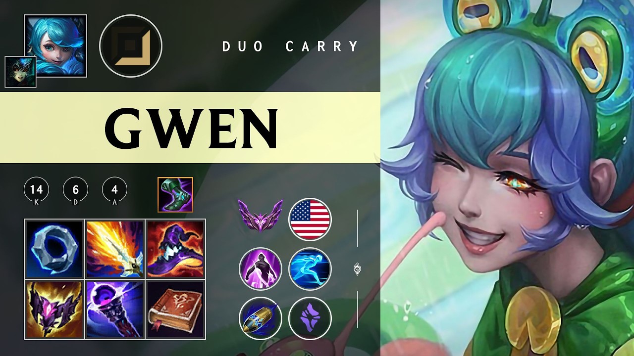Gwen Carry vs Kai'Sa - NA Master Patch 26.03