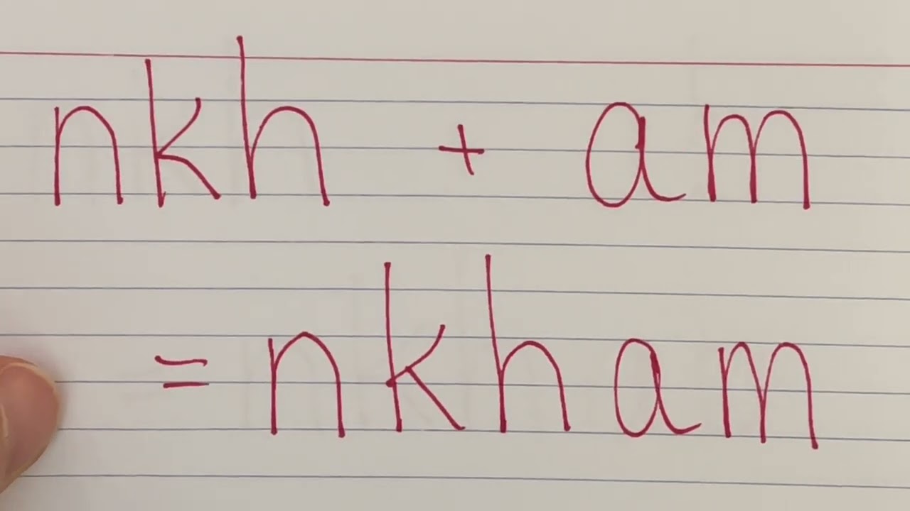 Hmong Consonants - Nkh