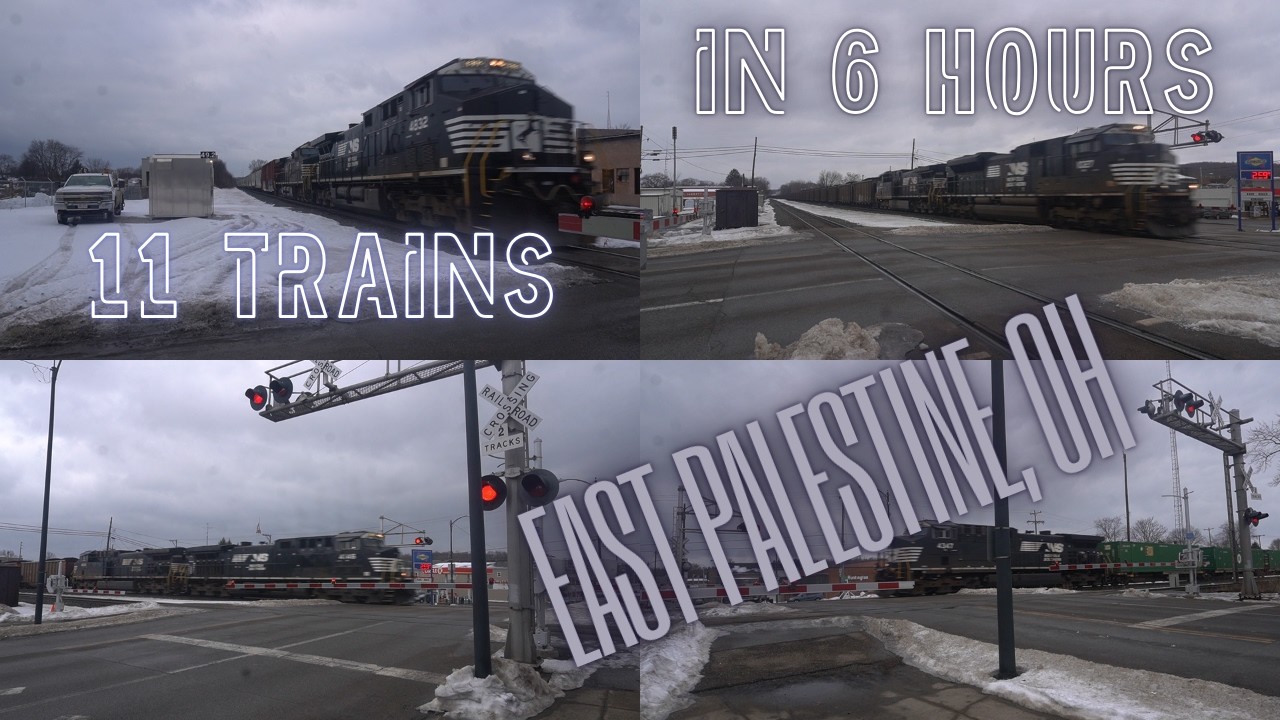 11 Trains in 6 Hours: East Palestine, OH