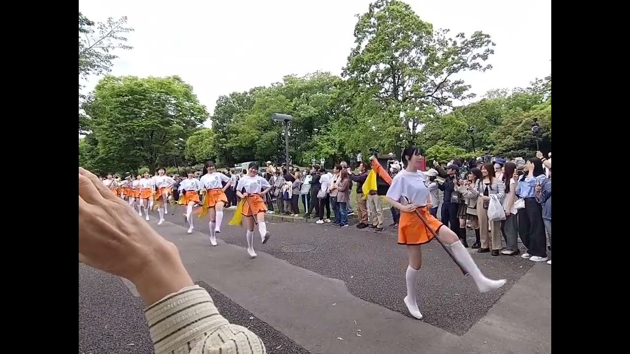 関西ローズEXPO2025 パレード１(京都橘高校吹奏楽部)