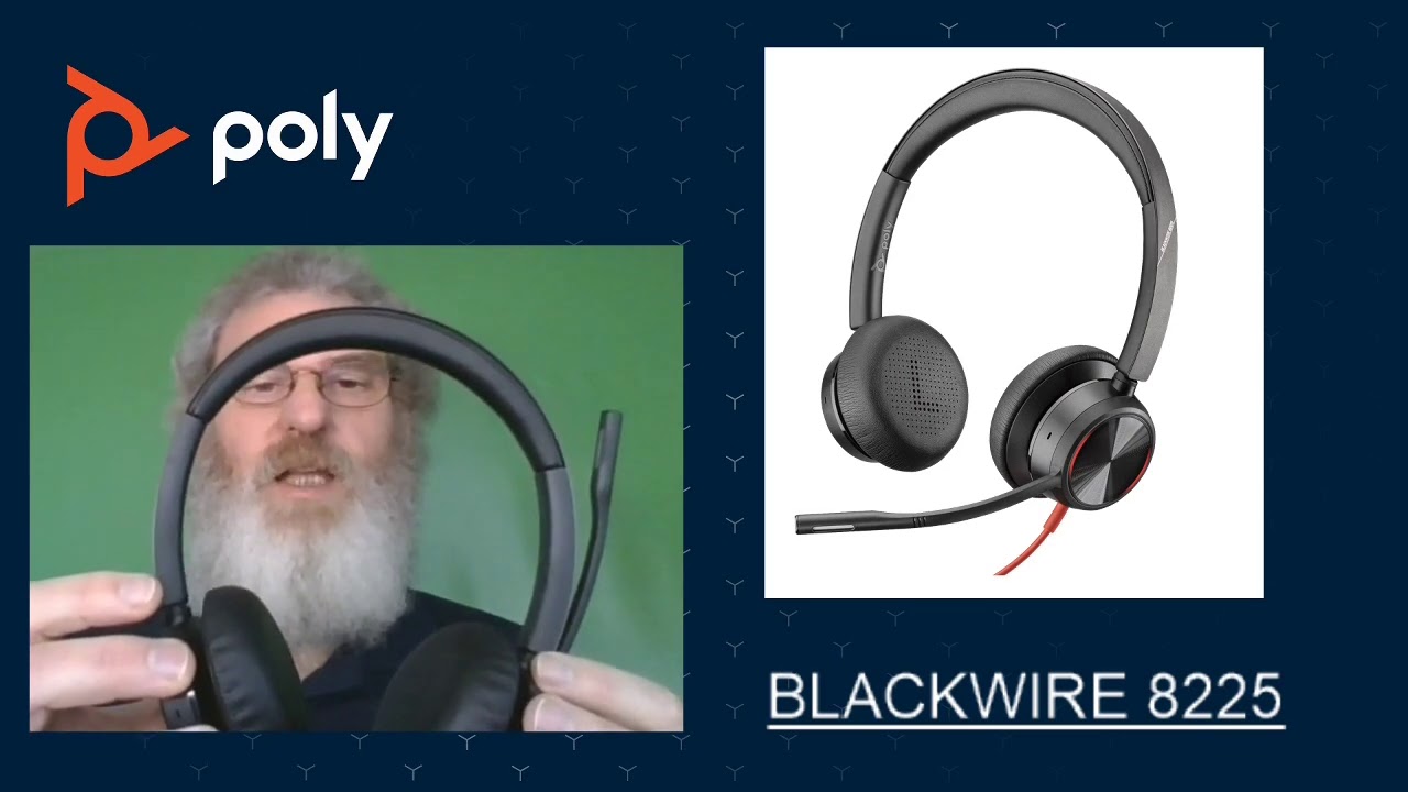 Poly headset Blackwire 8225 con Acoustic Fence - Español