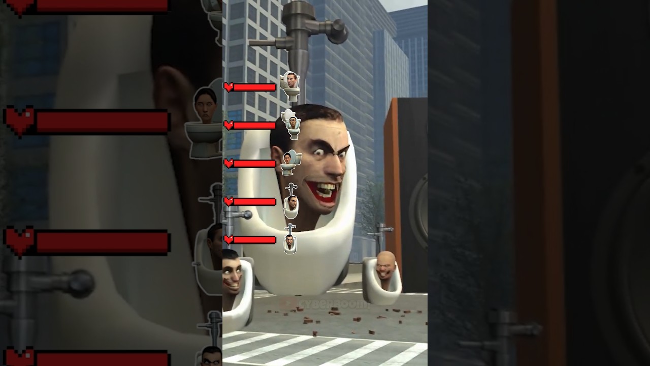 Skibidi Toilet Multiverse 81 with Healthbars (Boss Fight)