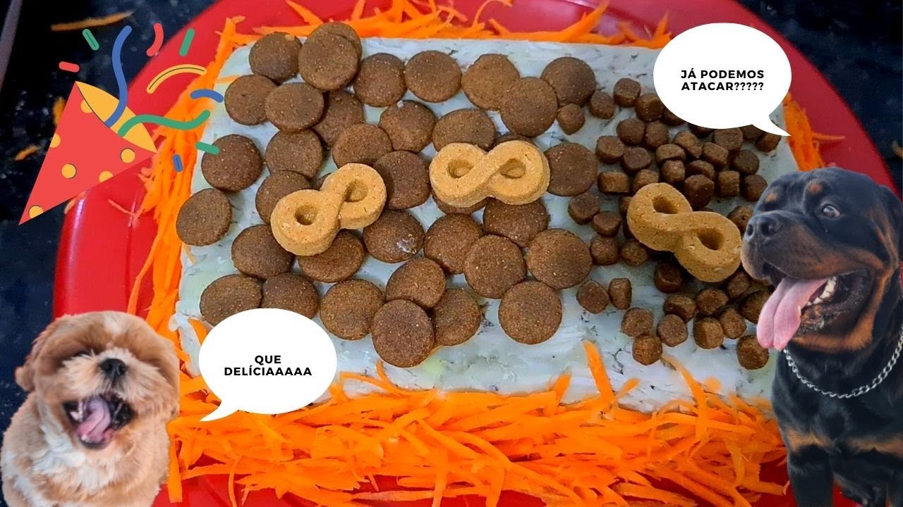 Receita de bolo pra cachorro com frango e batata doce