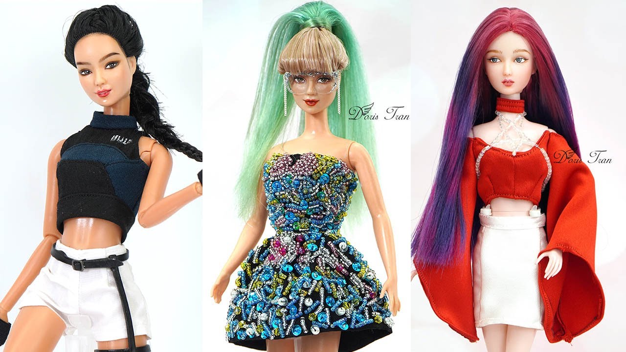 10 DIY Barbie Hacks To Look Like BLACKPINK | Jennie, Lisa, Jisoo, Rose