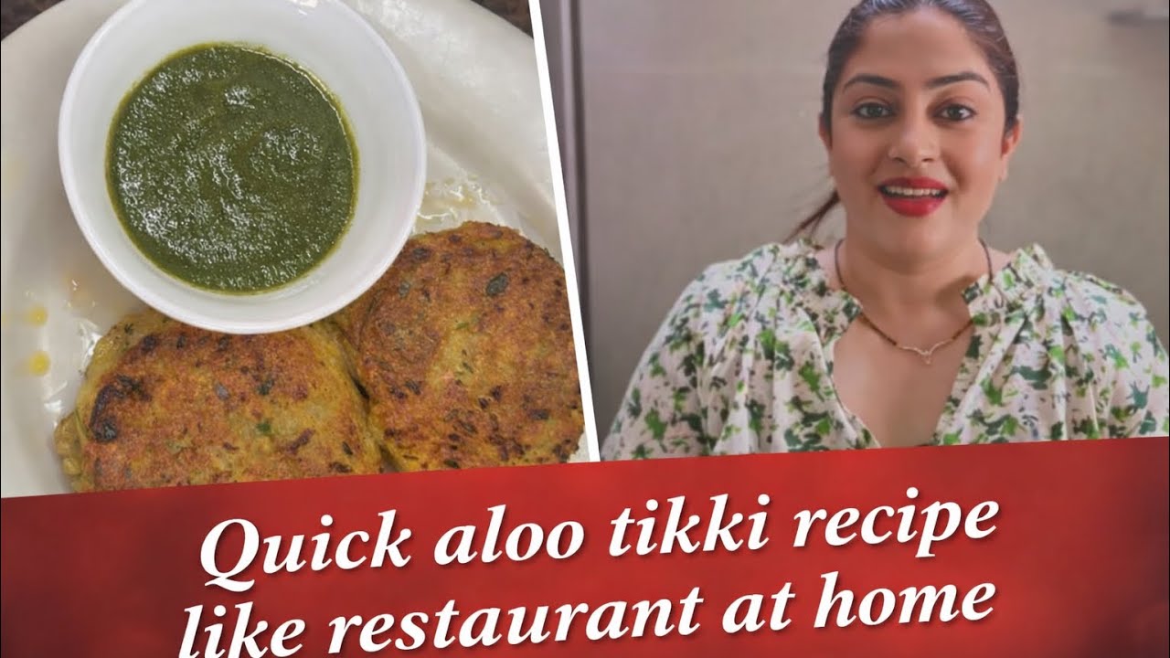 Easy aloo tikki receipe at home 