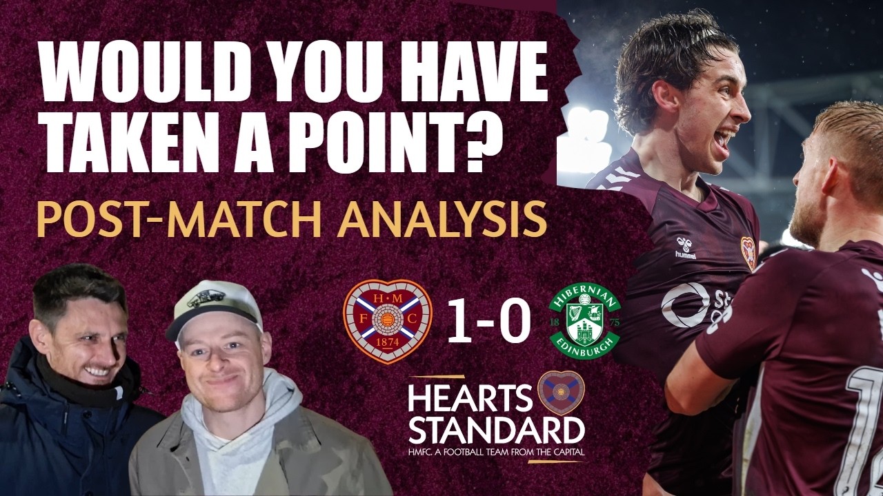 REACTION | What massive Edinburgh derby win means for title push | Hearts 1-0 Hibernian