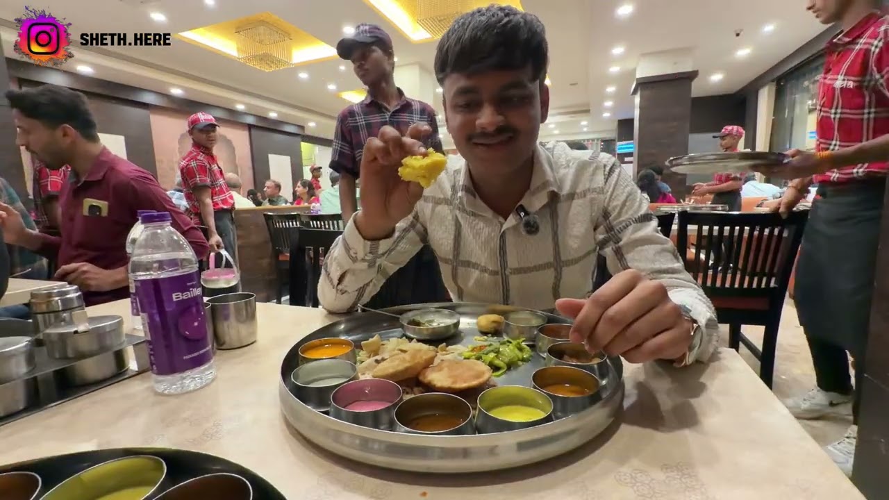 I Tried Naivedya Amras Thali😋❤️‍🩹#sheth.here