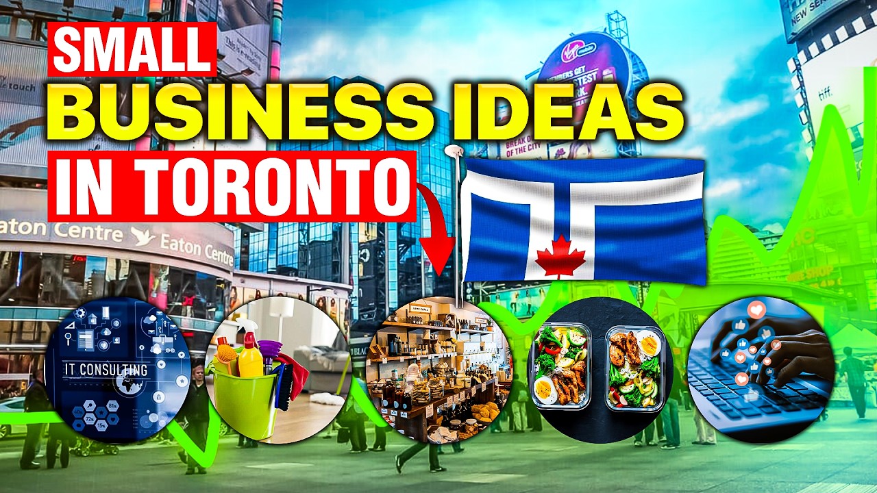 🇨🇦 5 Small Business Ideas in Toronto Canada 2024 - Profitable Business Ideas for Canada 2024