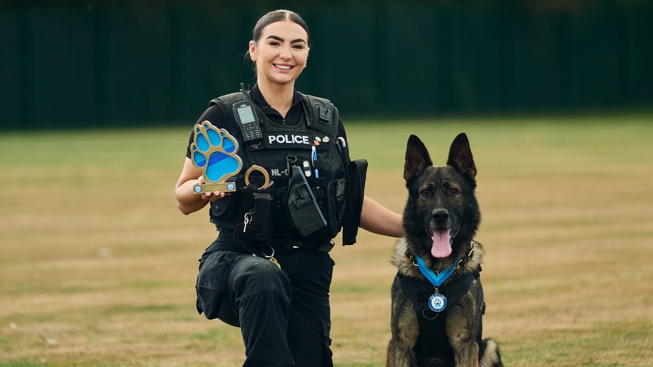 Special Recognition Award 2025 - PC Leandra McCurry and Police Dog Nico - Leicestershire Police