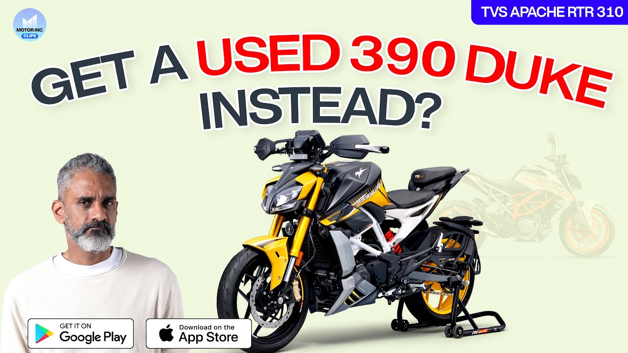 Buy a used KTM 390 Duke over TVS Apache RTR 310? | #MotorIncClips