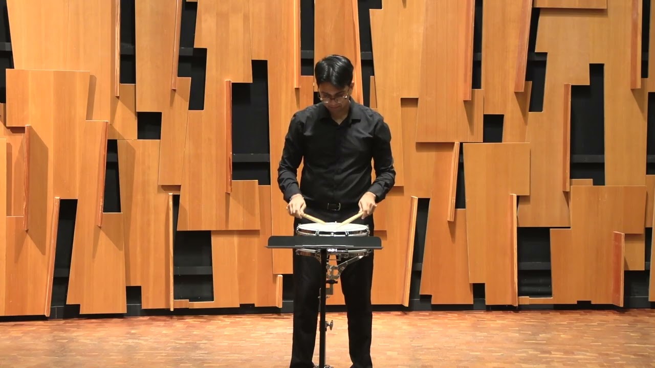 Jacque Delecluse's Etude #6 from 'Douze Etudes for Snare Drum'